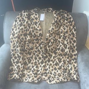 Leaped Print Blazer